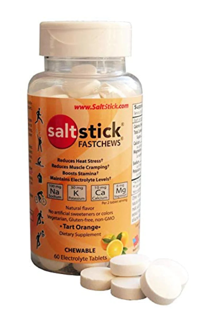 Salt Stick Fast Chews Electrolyte Replacement Tablets - Rapid Hydration for Athletes & Outdoor Activities - Perfect for Running, Cycling & Hiking