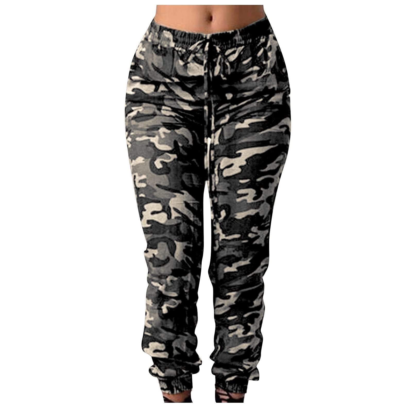 RIJJTRP Women's Wide Leg Pants - Floral Print High Waist Stretch Trousers with Belt, Plus Size Office Work Pants for Business Casual & Professional Outfits