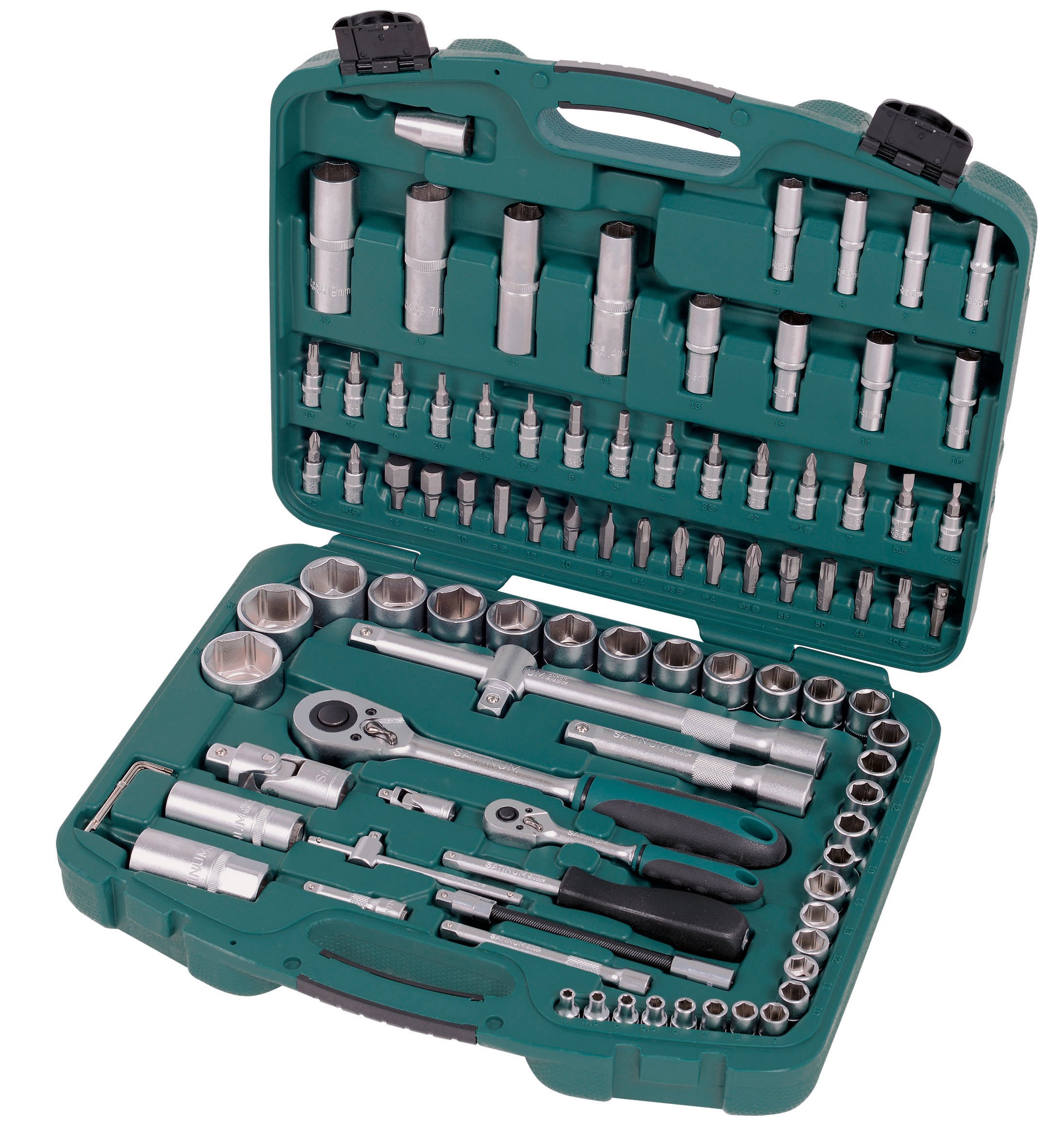 SATINUM 108 Game Universal Socket Set - 95-Piece 1/4