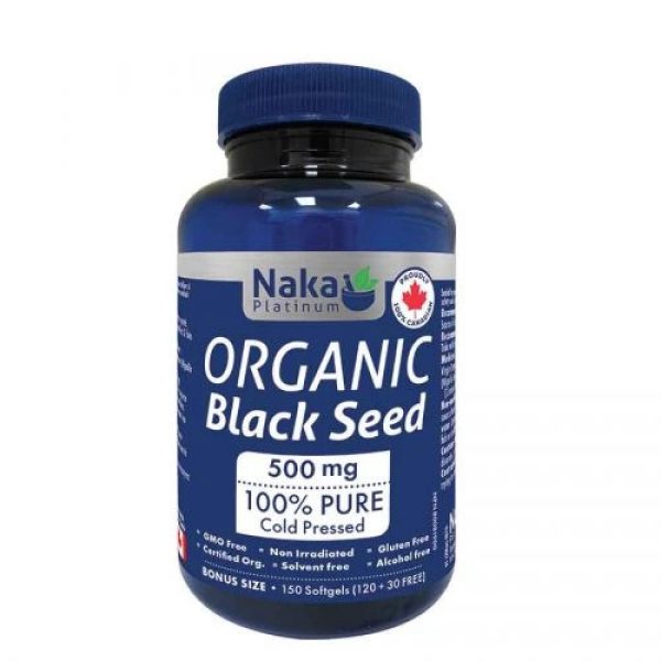 Organic Black Seed Oil Softgels - Cold Pressed, 1000mg, 120 Count - Supports Immune & Digestive Health - Perfect for Daily Wellness & Supplement Routine