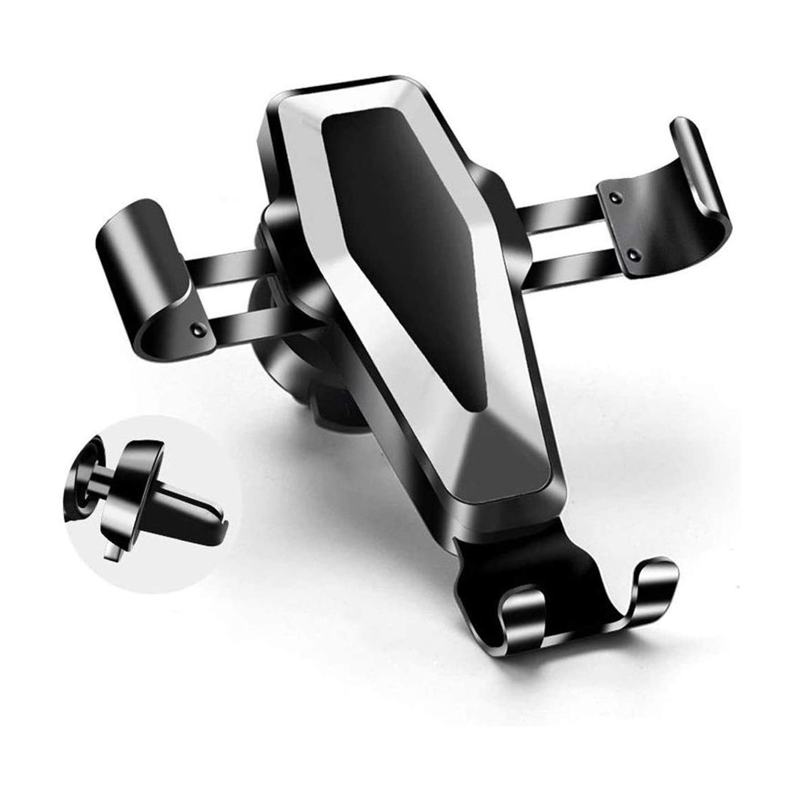 Universal Car Phone Mount - Air Vent & Dashboard Cell Phone Holder for iPhone, Samsung, Android - Hands-Free Driving & GPS Navigation Accessory