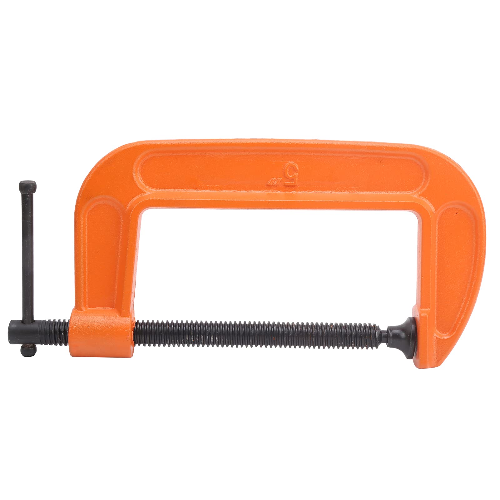 Adjustable Heavy-Duty G Clamp for Woodworking - 7in Large Carbon Steel Clamp with Ergonomic Handle, Bench Vise Tool for Carpentry & DIY Projects (Perfect for Furniture Making, Cabinet Assembly & Workshop Use)