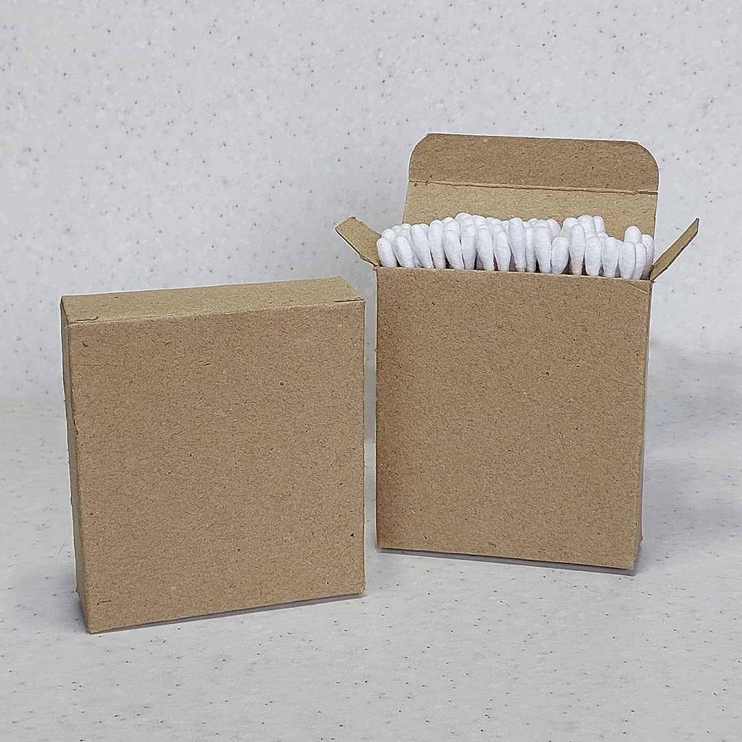 MYSA Arts Bamboo Cotton Swabs - 160 Count (2 Packs) | Eco-Friendly Double-Tipped Cotton Buds for Adults & Babies | Gentle Ear Cleaning, Makeup Application, First Aid & Crafting | Sustainable Bamboo Stems Better Than Wooden Sticks