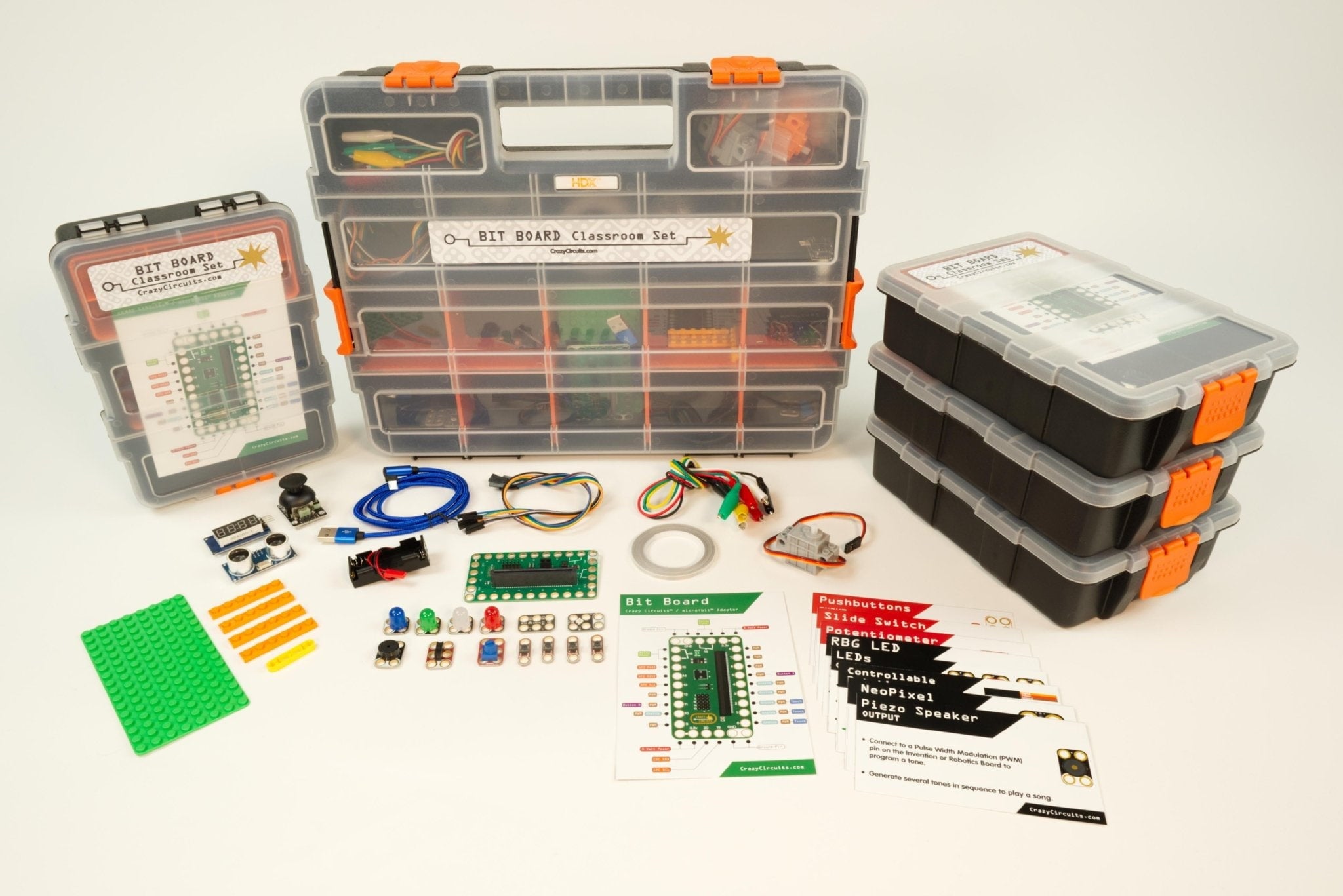 Crazy Circuits Classroom Bit Board - STEM Learning Kit for Kids | Hands-On Electronics Education | Perfect for School Labs & Home Learning Projects
