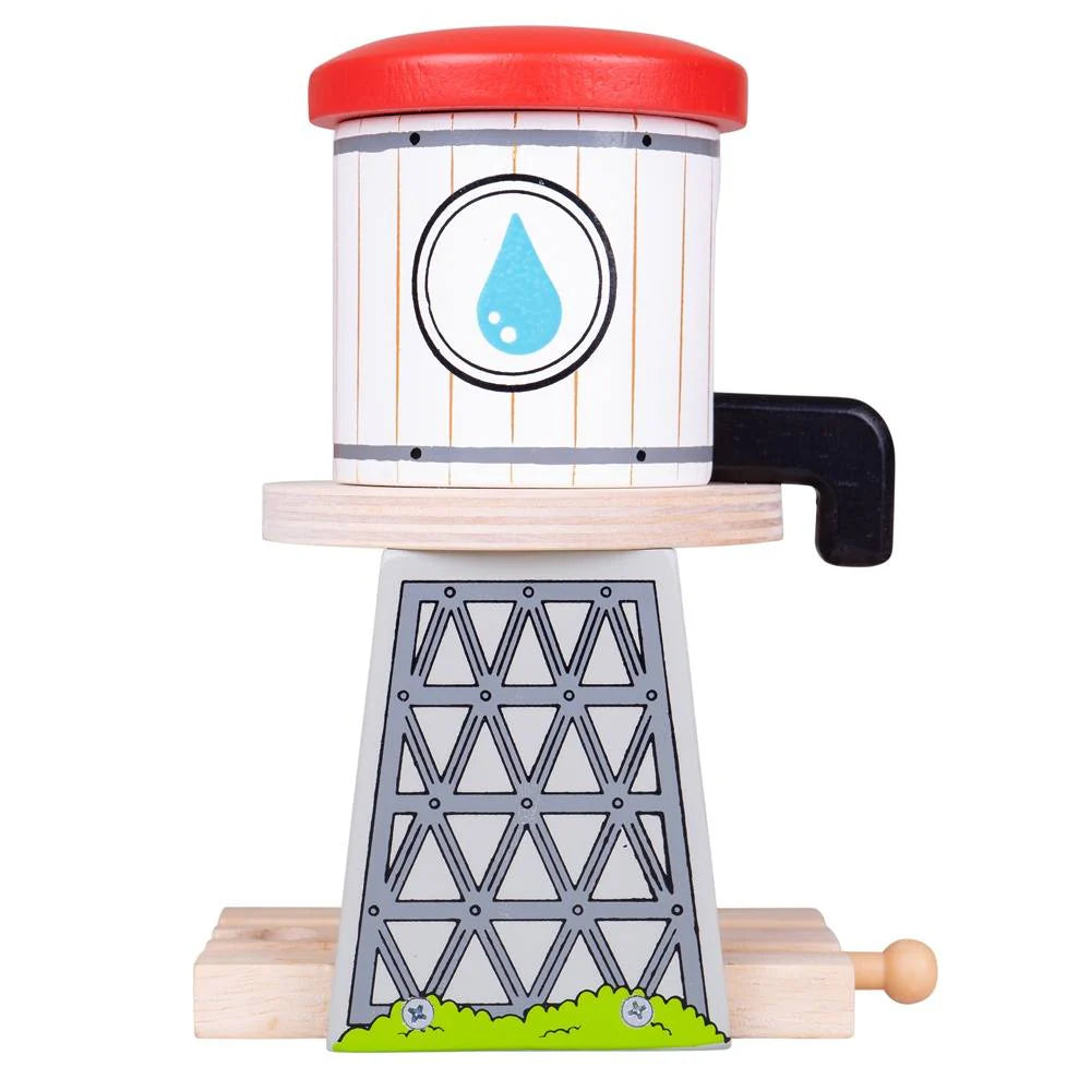 Premium Wooden Water Tower Model Kit - DIY Miniature Building Replica for Train Sets & Home Decor - Perfect for Hobbyists, Collectors & Model Railroad Enthusiasts