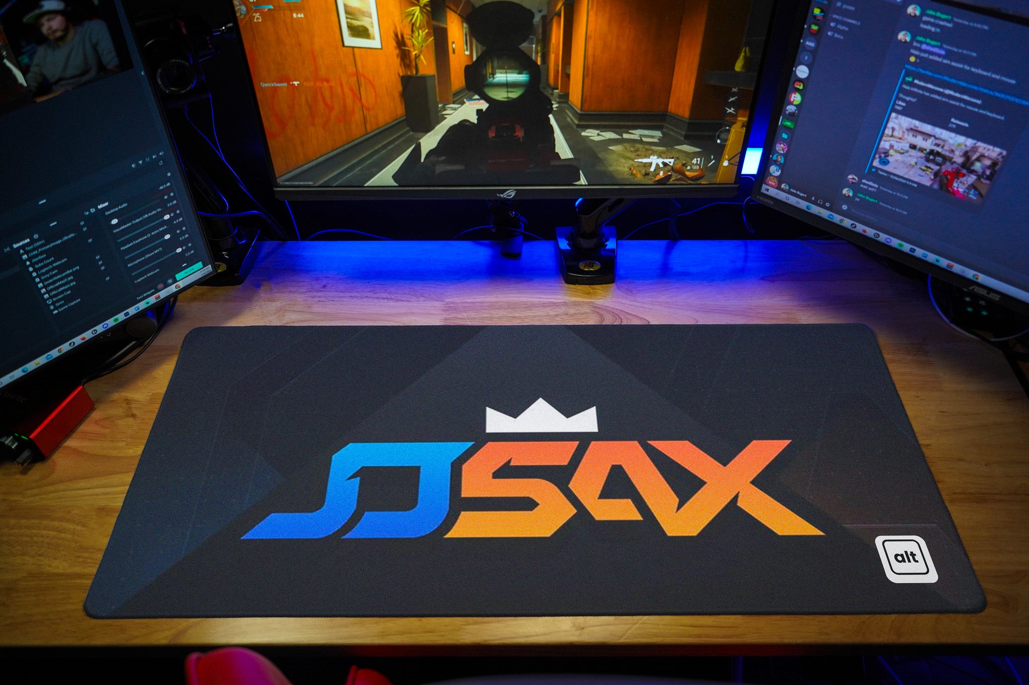 Premium Gaming Mouse Pad - Large Non-Slip Rubber Base & Smooth Surface for PC, Laptop, Office & Esports - Perfect for Gaming, Work & Graphic Design