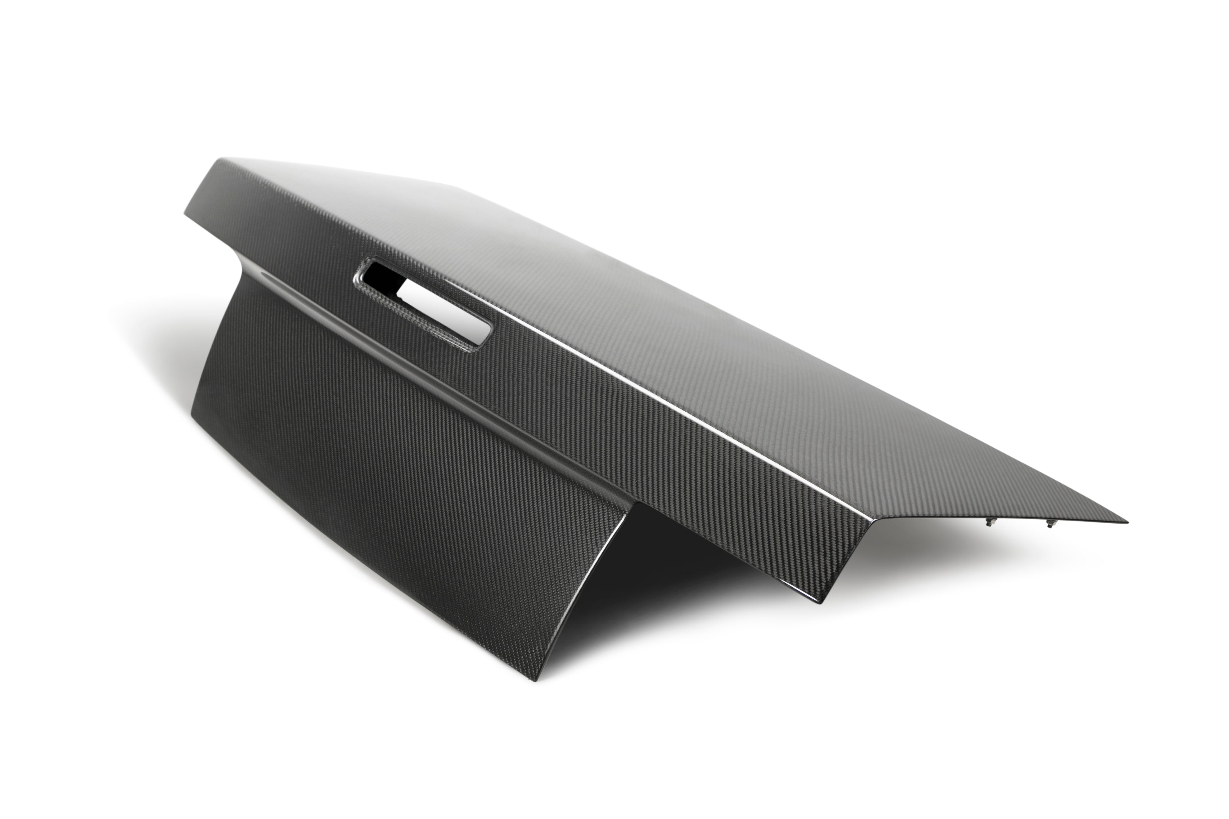 2005-2009 Ford Mustang Carbon Fiber Decklid | OEM Style Trunk Lid Replacement | Anderson Composites AC TL0506FDMU | Lightweight Performance Upgrade for Racing & Car Shows