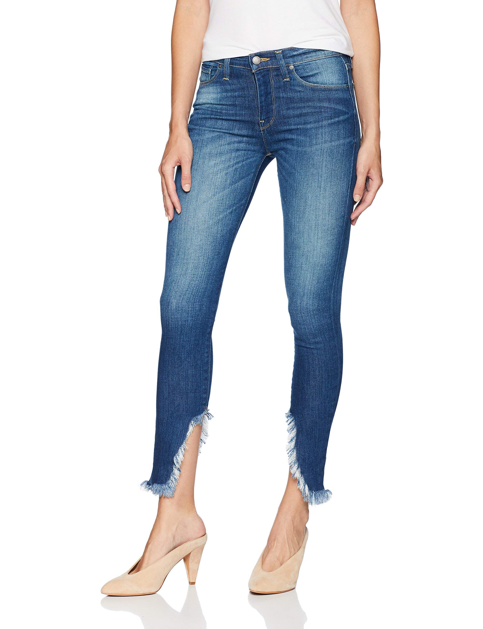 HUDSON Women's Nico Rolled Ankle Jeans - Stretch Denim Skinny Fit for Casual Wear & Everyday Outfits