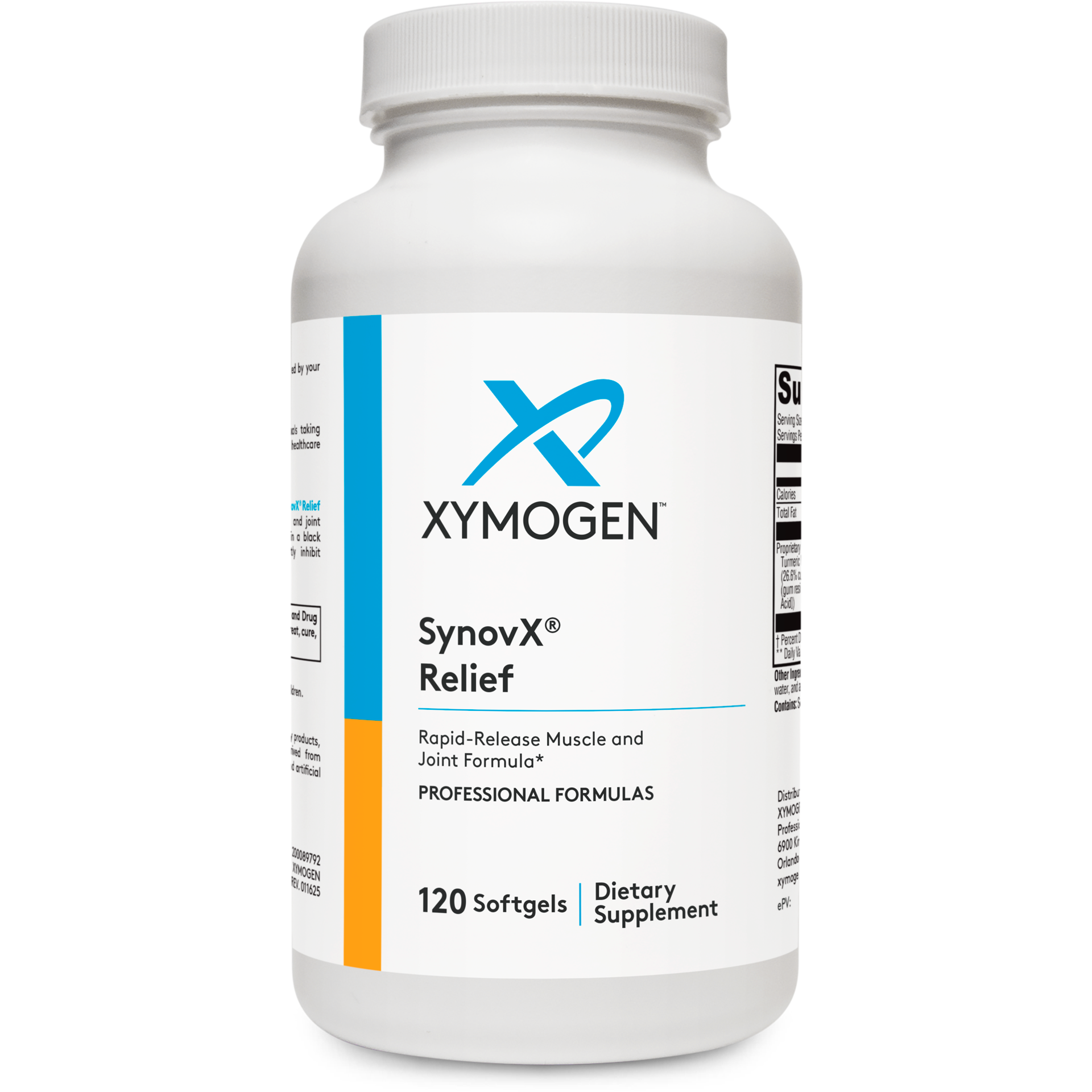 Xym Synovx Joint Pain Relief Supplement - 120 Softgels for Arthritis & Joint Support | Supports Mobility & Comfort for Active Lifestyles