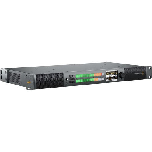 Blackmagic Audio Monitor 12G (1 RU) - Professional Rackmount Audio Monitoring Solution for Studio & Broadcast Use
