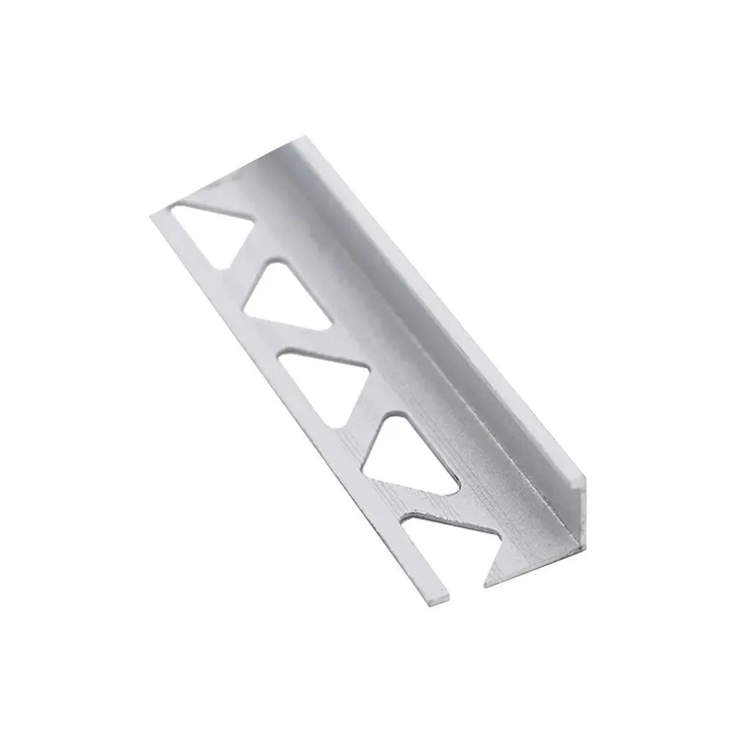 1/2 Inch White Aluminum Tile Edge Trim - Perfect for Bathroom, Kitchen & Shower Tile Installation