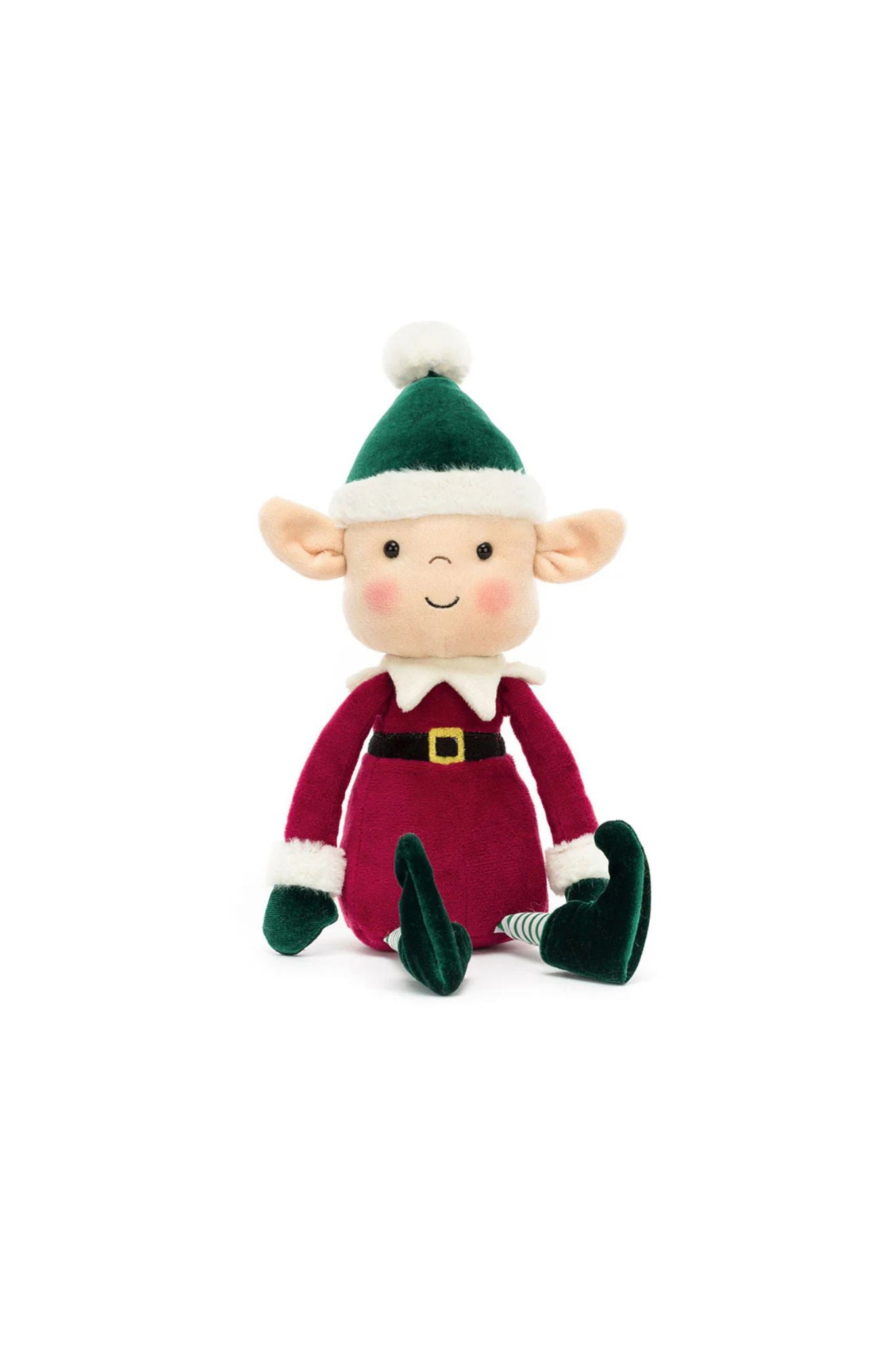 Eldo Elf Jellycat Stuffed Animal - Ultra Soft Plush Toy for Kids & Adults | Perfect for Christmas Gifts, Nursery Decor, and Cuddling Comfort