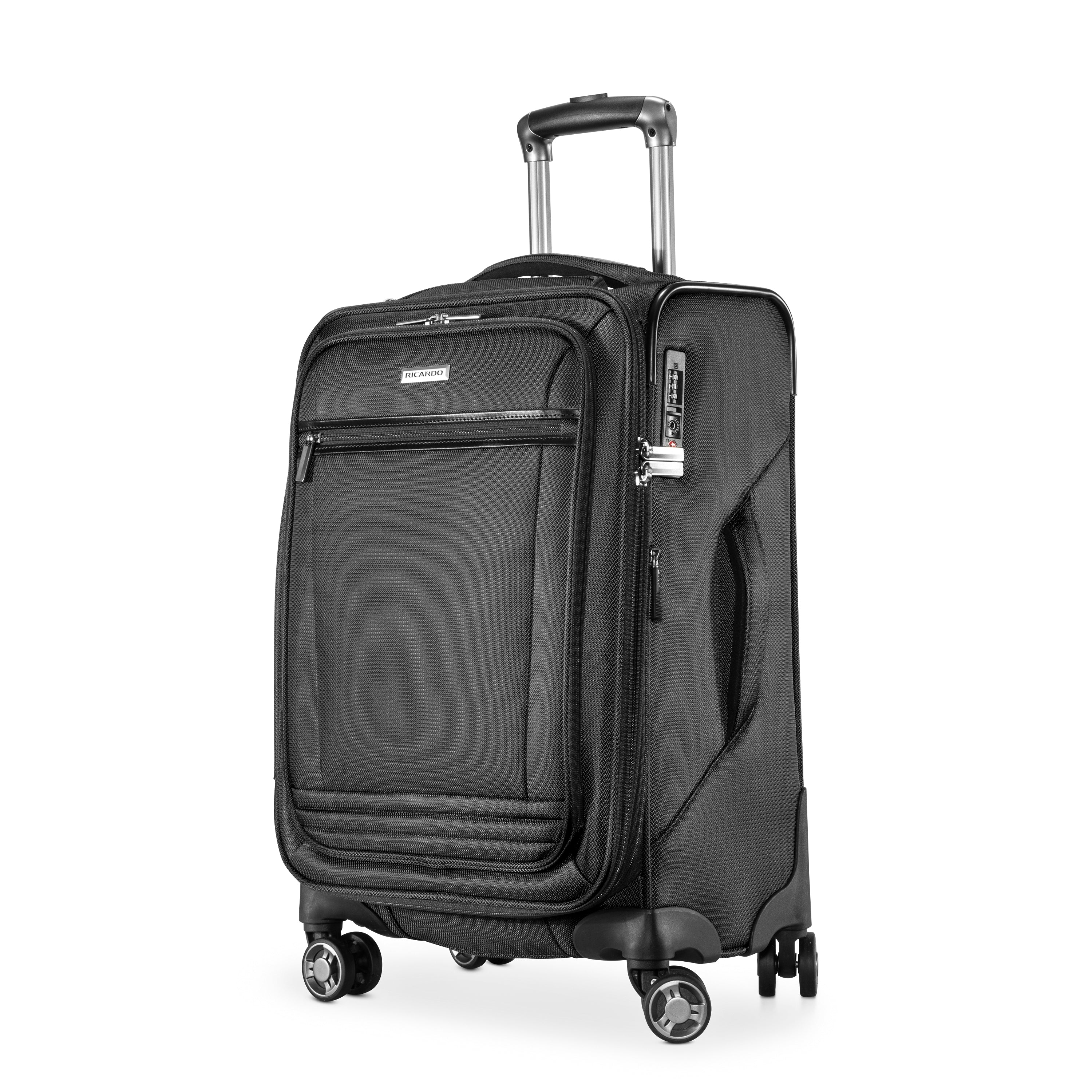 Ricardo Beverly Hills Avalon Spinner 3-Piece Luggage Set - Lightweight Expandable Suitcase with 360° Wheels for Travel, Business Trips & Family Vacations