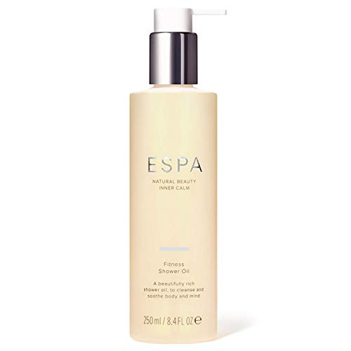 ESPA Fitness Shower Oil - Hydrating & Energizing Body Wash for Post-Workout Recovery - Perfect for Gym, Yoga & Active Lifestyles