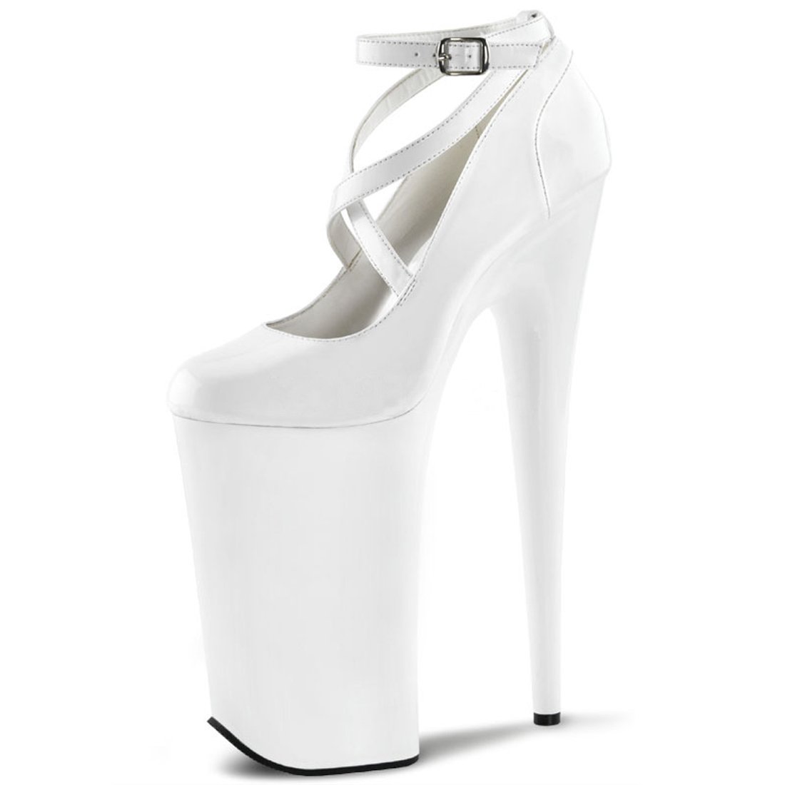 Pleaser Women's Beyond-087 Sexy Ankle-Strap High Heel Pumps for Party, Club, and Evening Wear - Perfect for Weddings, Date Nights, and Special Occasions