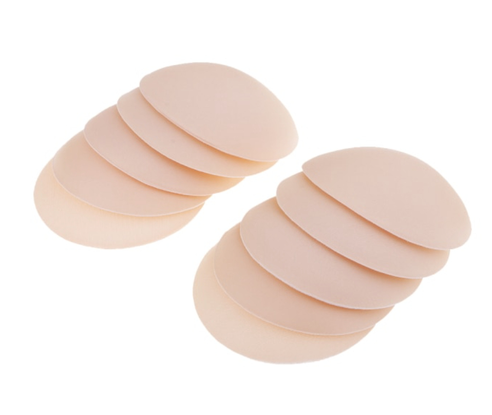 Round Silicone Bra Inserts for Leotards - Comfortable & Reusable Nipple Covers for Dance, Gymnastics & Yoga