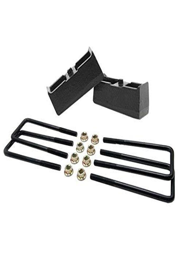 ReadyLift 66-3052 2-Inch Rear Lift Block Kit for GM Trucks (Silverado, Sierra) - Heavy Duty Suspension Upgrade for Off-Roading & Towing