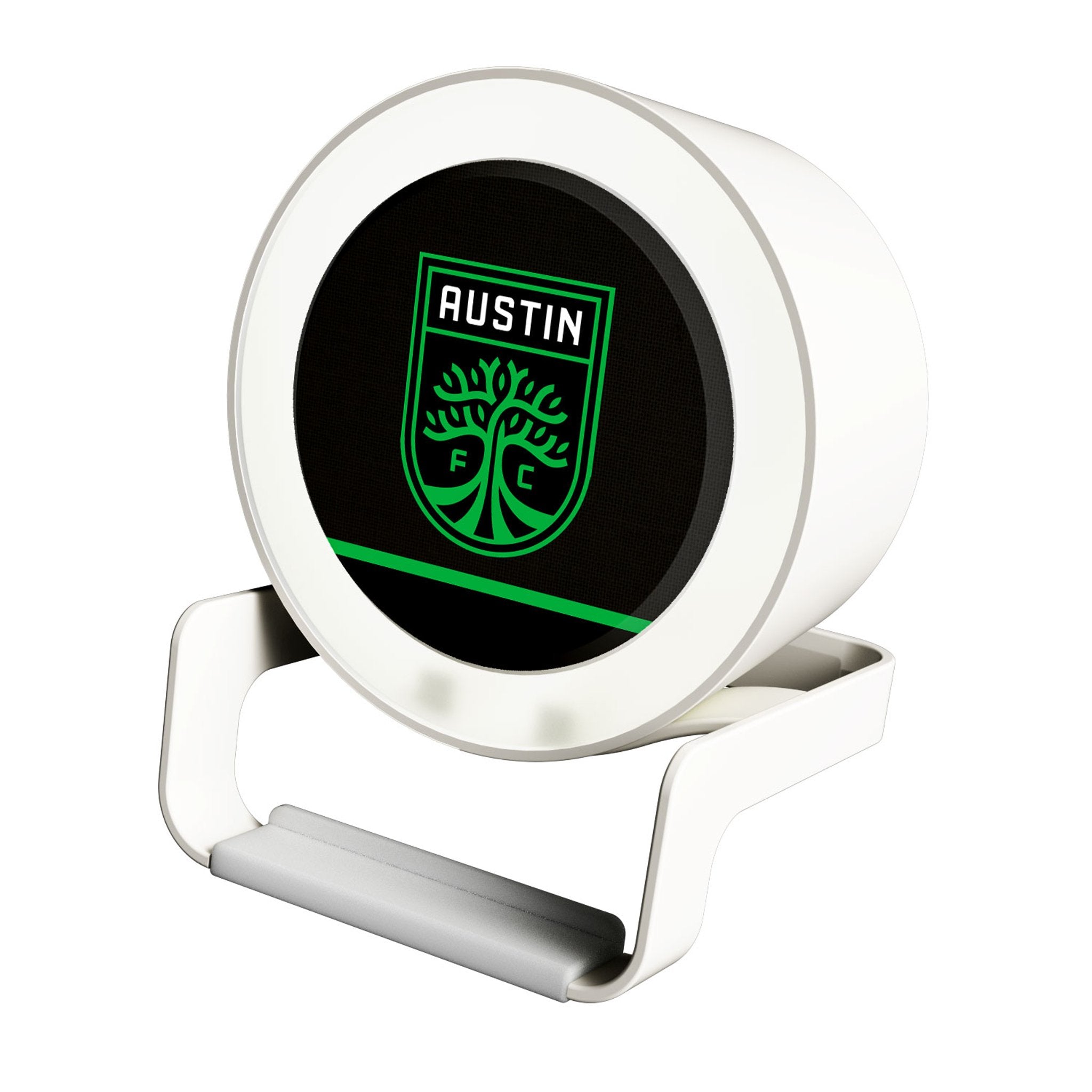 Austin FC Endzone Solid Night Light with USB Charger & Bluetooth Speaker - Perfect for Bedroom, Office, and Game Room Decor