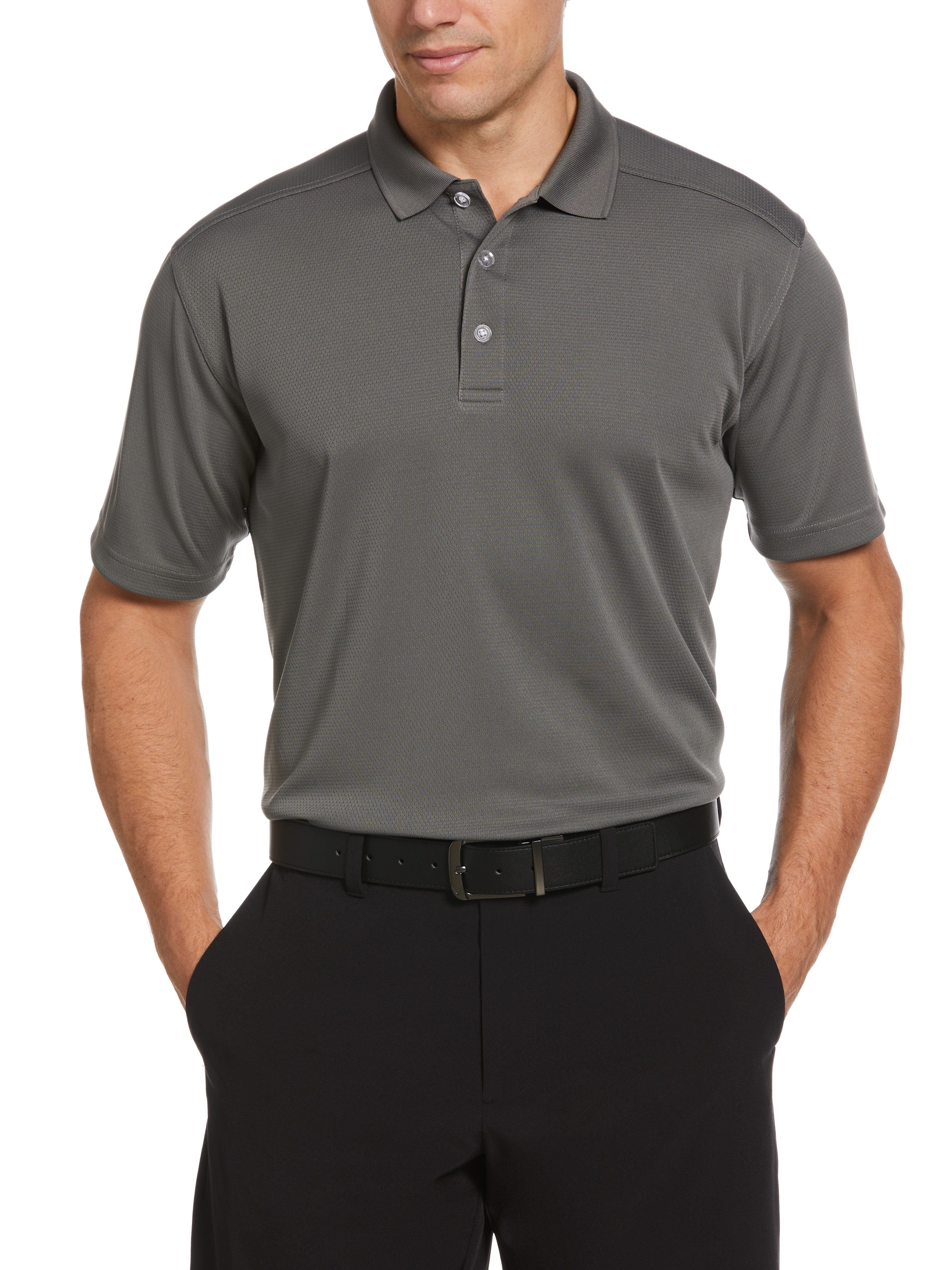 Men's Short Sleeve Performance Polo Shirt - Moisture Wicking & Breathable Golf Shirt for Work & Casual Wear | Perfect for Golf, Office & Outdoor Activities