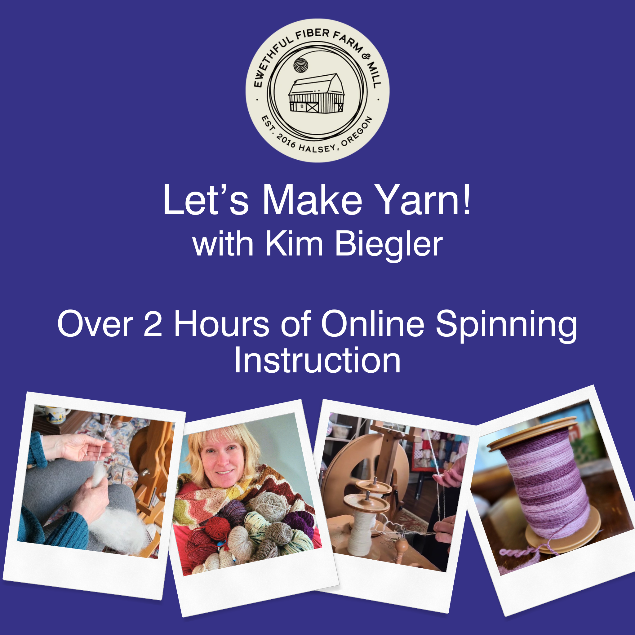 Let's Make Yarn - Complete Online Spinning Tutorial for Beginners | DIY Yarn Making at Home for Knitting & Crochet Projects