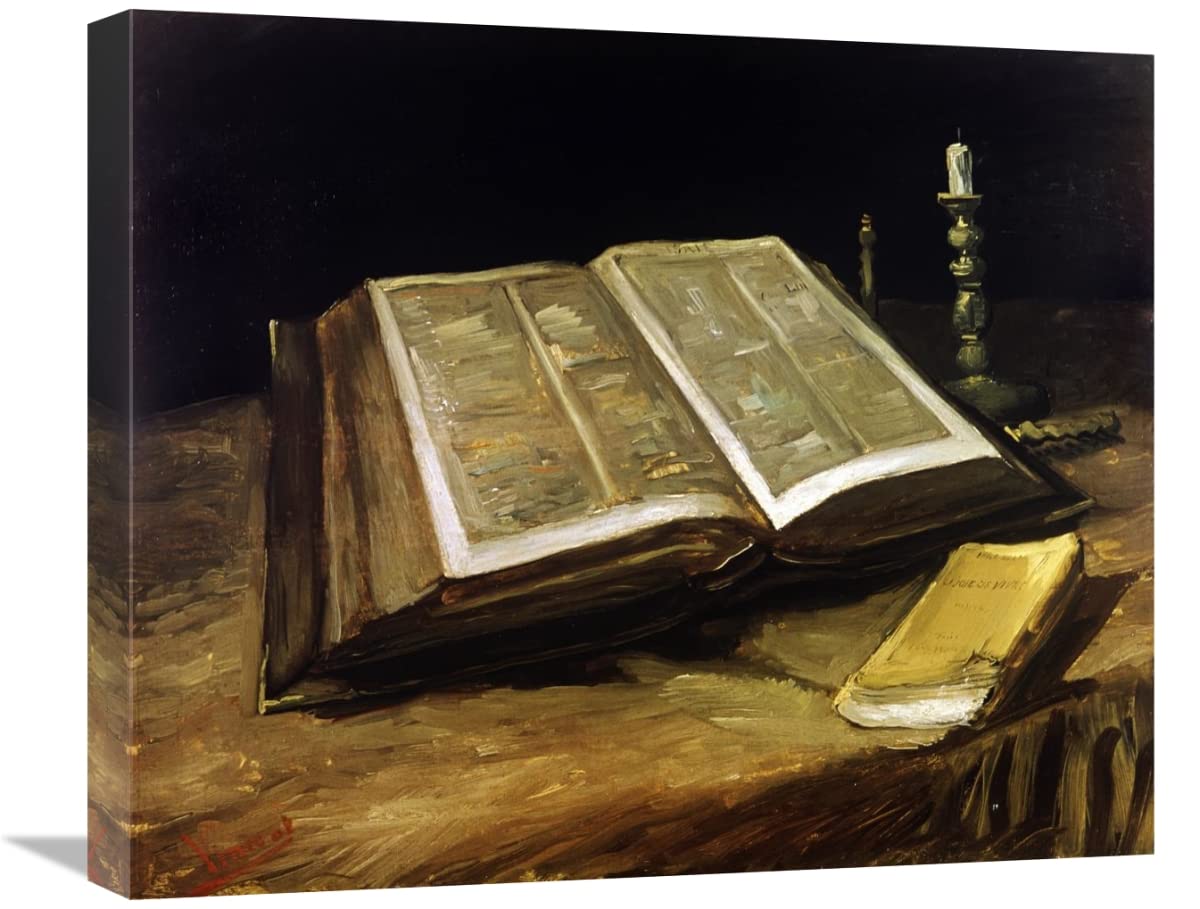 22 Inch The Bible - Still Life Art Print by Vincent Van Gogh - Perfect for Home Decor, Office Wall Art & Gift Giving
