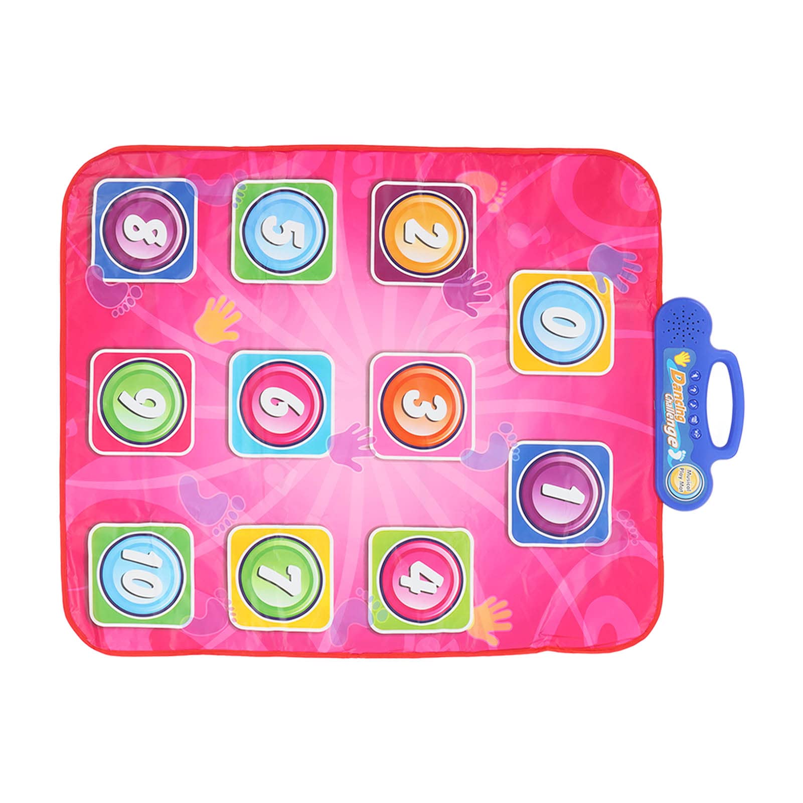 Soft Bright Color Electronic Dance Mat for Kids - Fun Number Dance Pad for Home, Party, and Family Game Nights