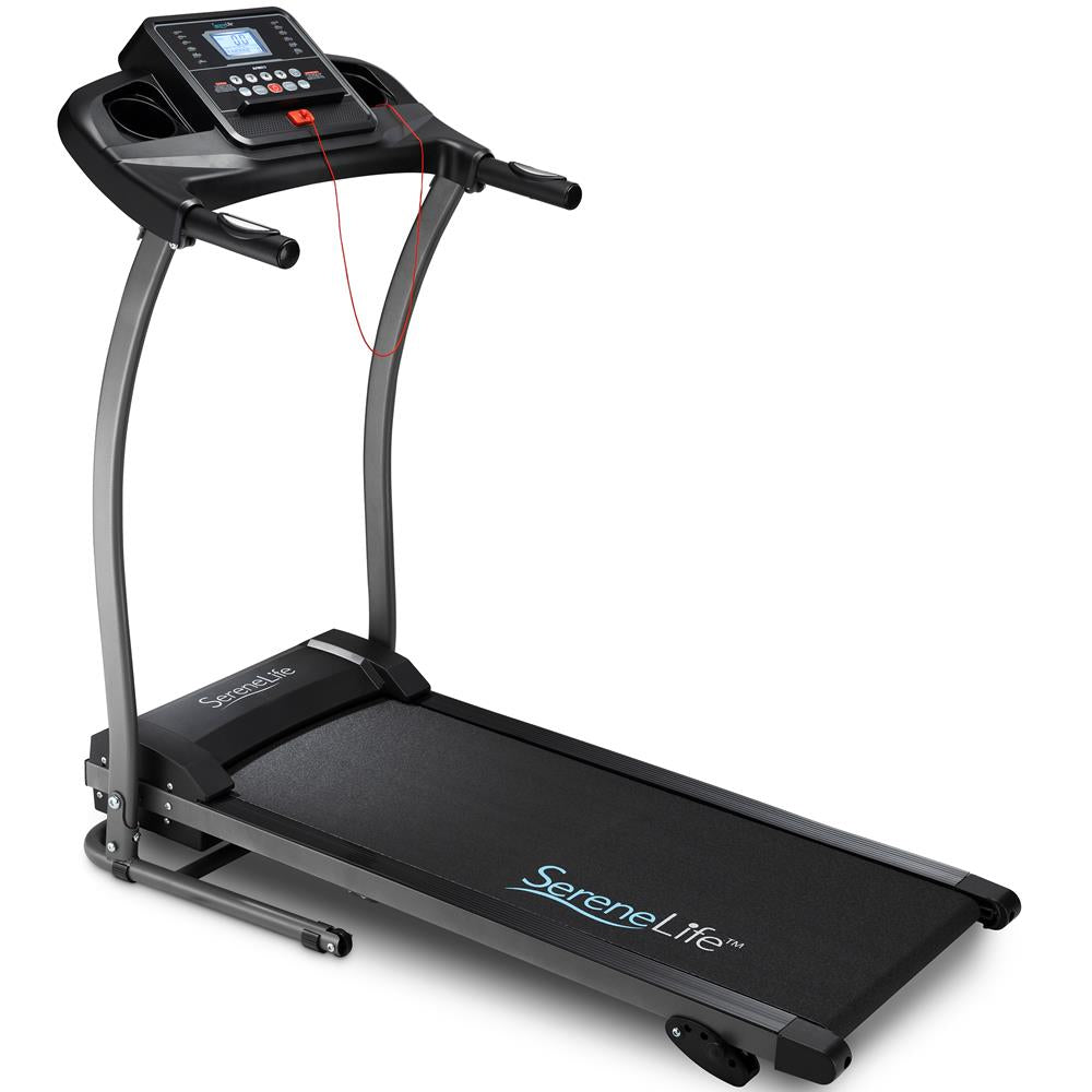 Foldable Treadmill for Home Gym - Compact & Space-Saving Electric Running Machine for Cardio Workouts - Perfect for Small Apartments & Home Offices