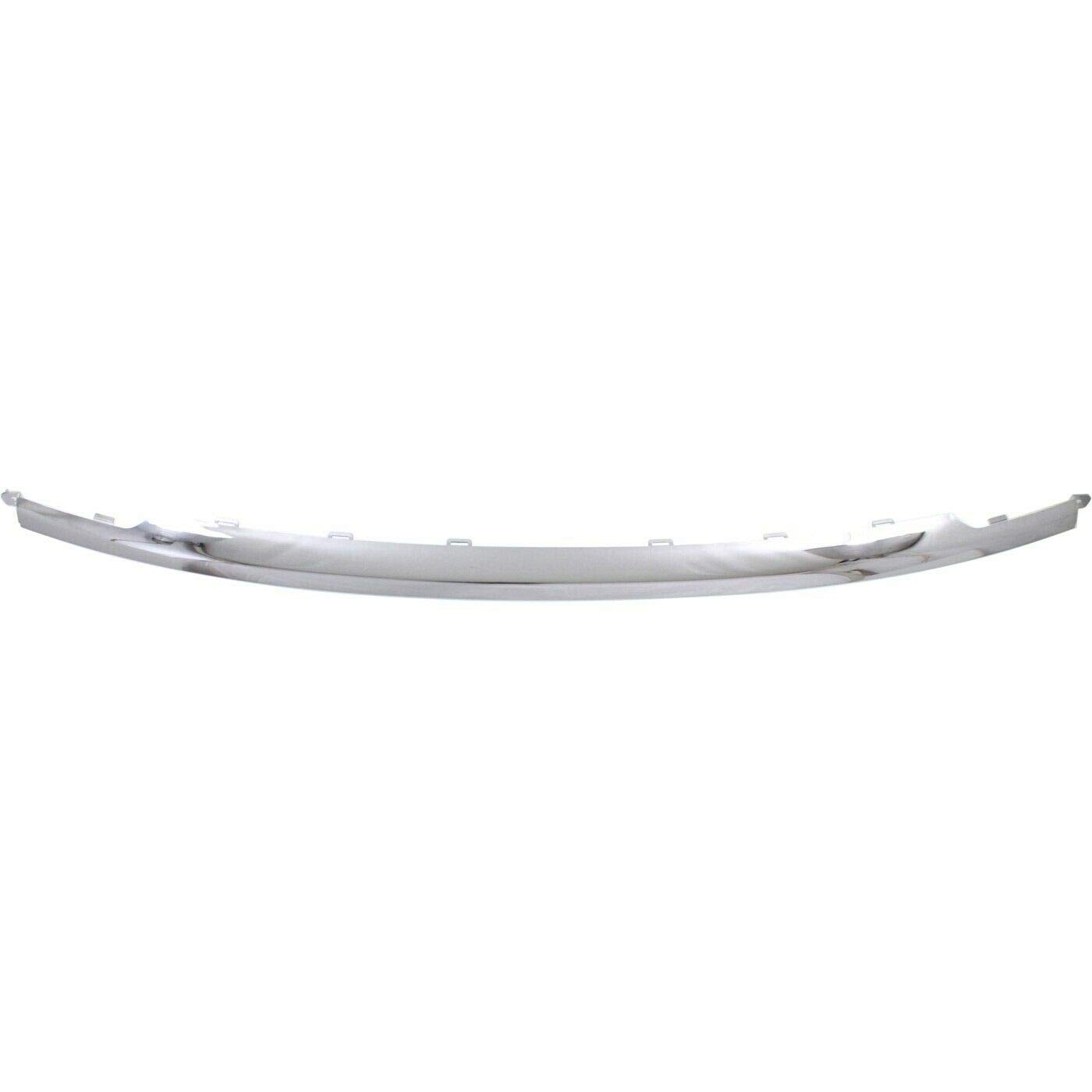 ZZXIA Bumper Trim Center Molding for Front Center - Compatible with 12460813, 5113729AB, CH1044114 - Perfect for Car Body Repair & Customization