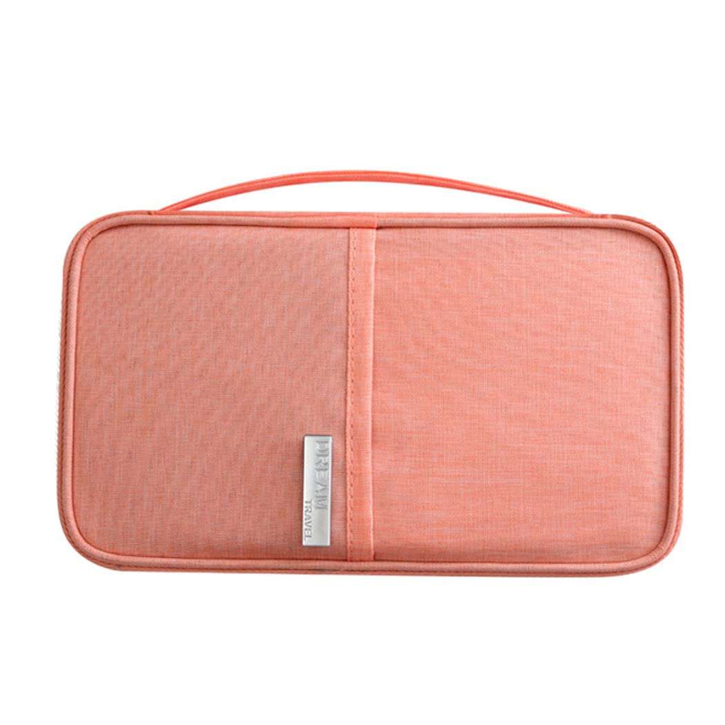 RFID Blocking Travel Wallet Passport Holder - Multi-Function Organizer for Credit Cards, ID & Cash - Perfect for International Trips & Business Travel