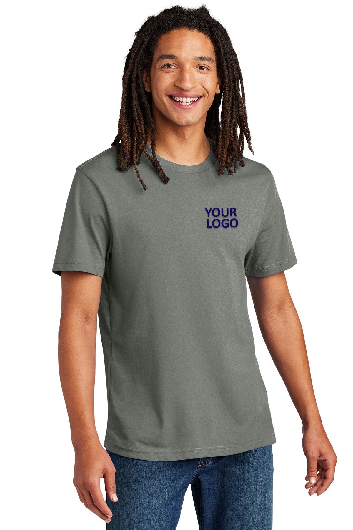 Allmade Unisex Heavyweight Recycled Cotton Custom T-Shirts - Ash Grey | Eco-Friendly Apparel for Casual Wear & Street Fashion