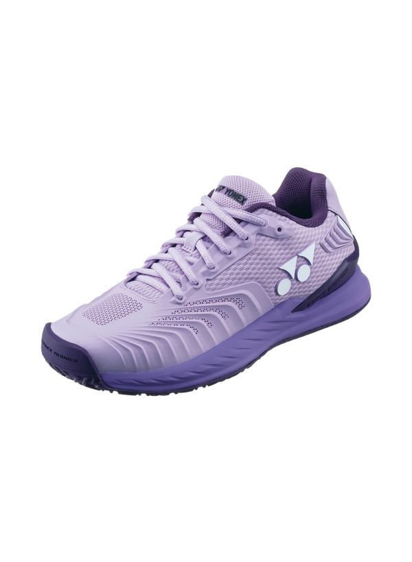 Yonex Power Cushion Eclipsion 4 Women's Tennis Shoes - Lightweight All Court Badminton Shoes for Women with Shock Absorption [Mist Purple] - Perfect for Indoor Court Sports & Casual Wear
