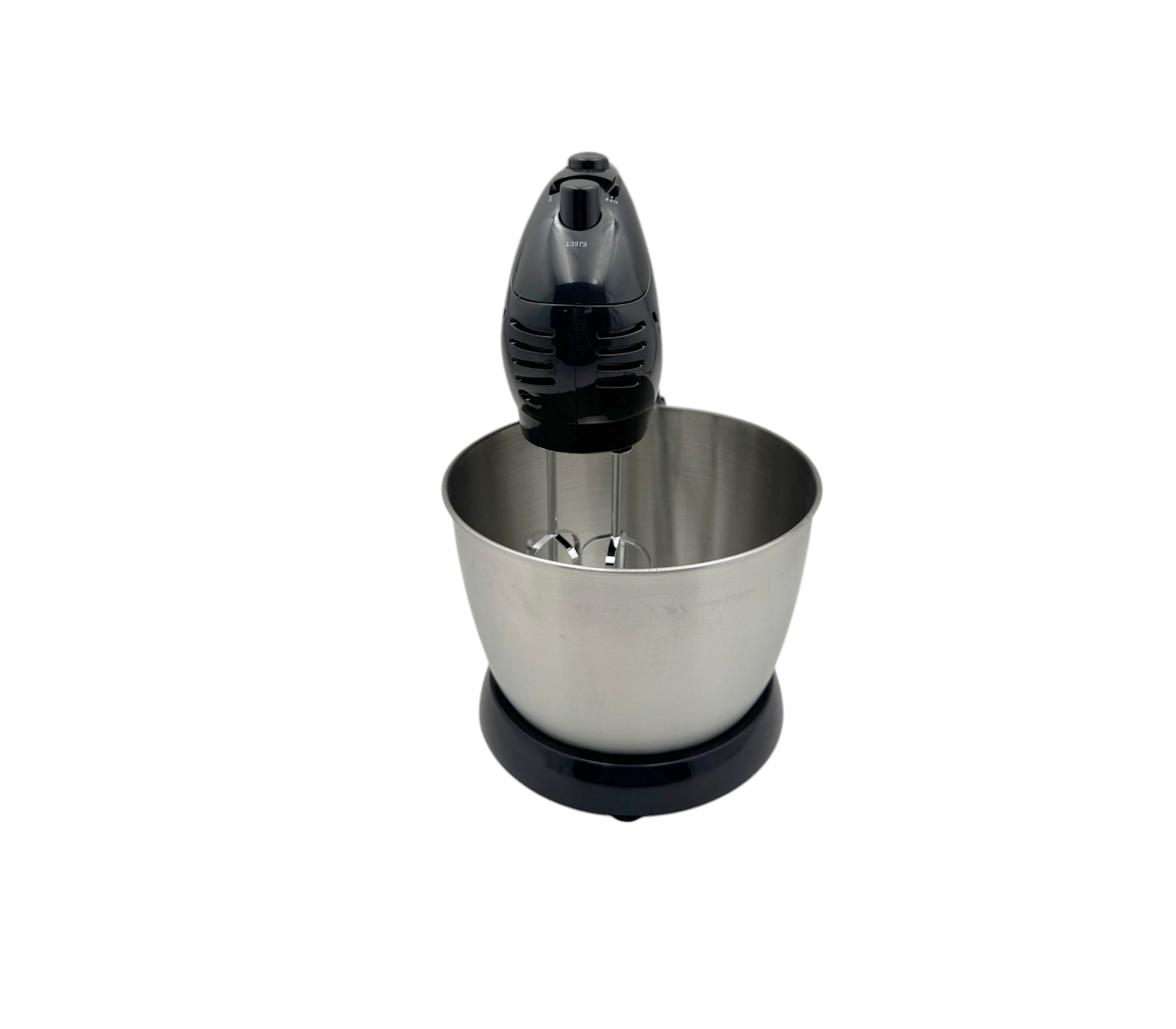8-Speed Stand Mixer with Stainless Steel Bowl - Perfect for Baking, Whipping, and Mixing Dough at Home