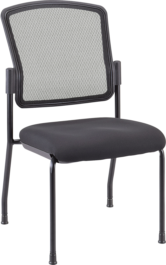 Eurotech Dakota 2 Mesh Office Chair Without Arms - Black Ergonomic Computer Chair (Model 7014) for Home Office, Gaming & Workspace Comfort