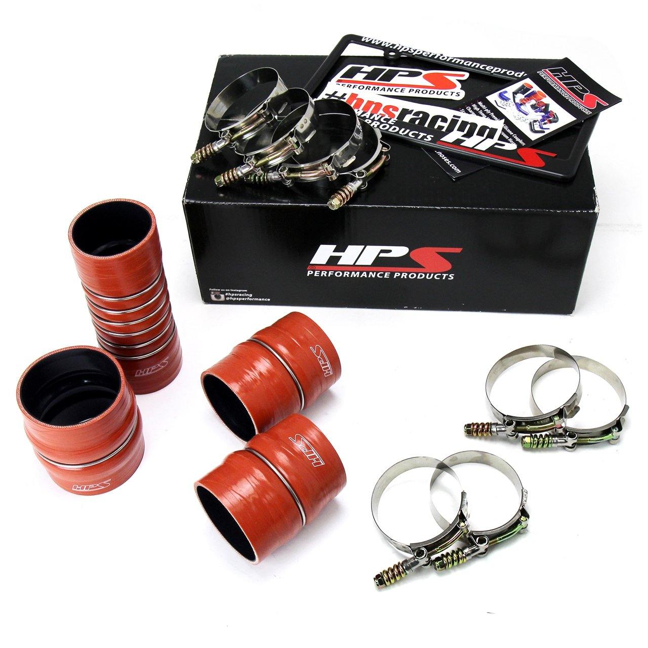 2007-2009 Dodge Ram 2500/3500 6.7L Cummins Turbo Diesel Intercooler Boot Kit - Replacement for Leaking Boost Pipes, Improves Engine Performance (Off-Road, Towing & Heavy-Duty Use)