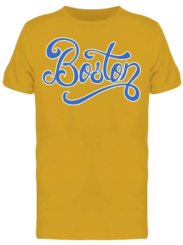 Hand Lettered Boston Graphic T-Shirt for Men - Casual Streetwear & Urban Fashion Tee for Everyday Wear