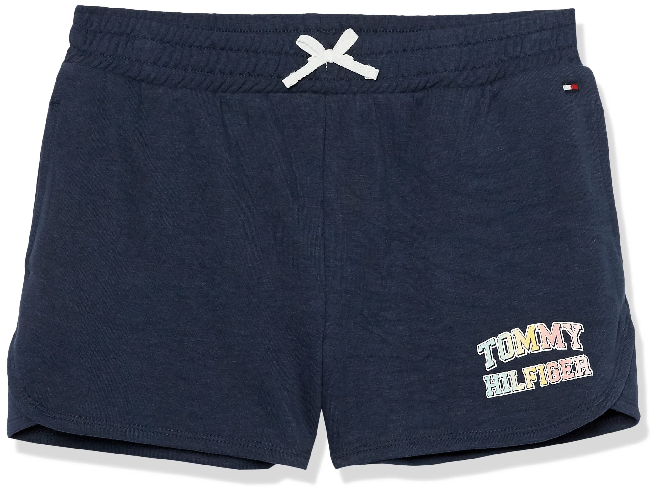 Tommy Hilfiger Girls' Fleece Shorts - Comfy Pull-On for Play & Outings