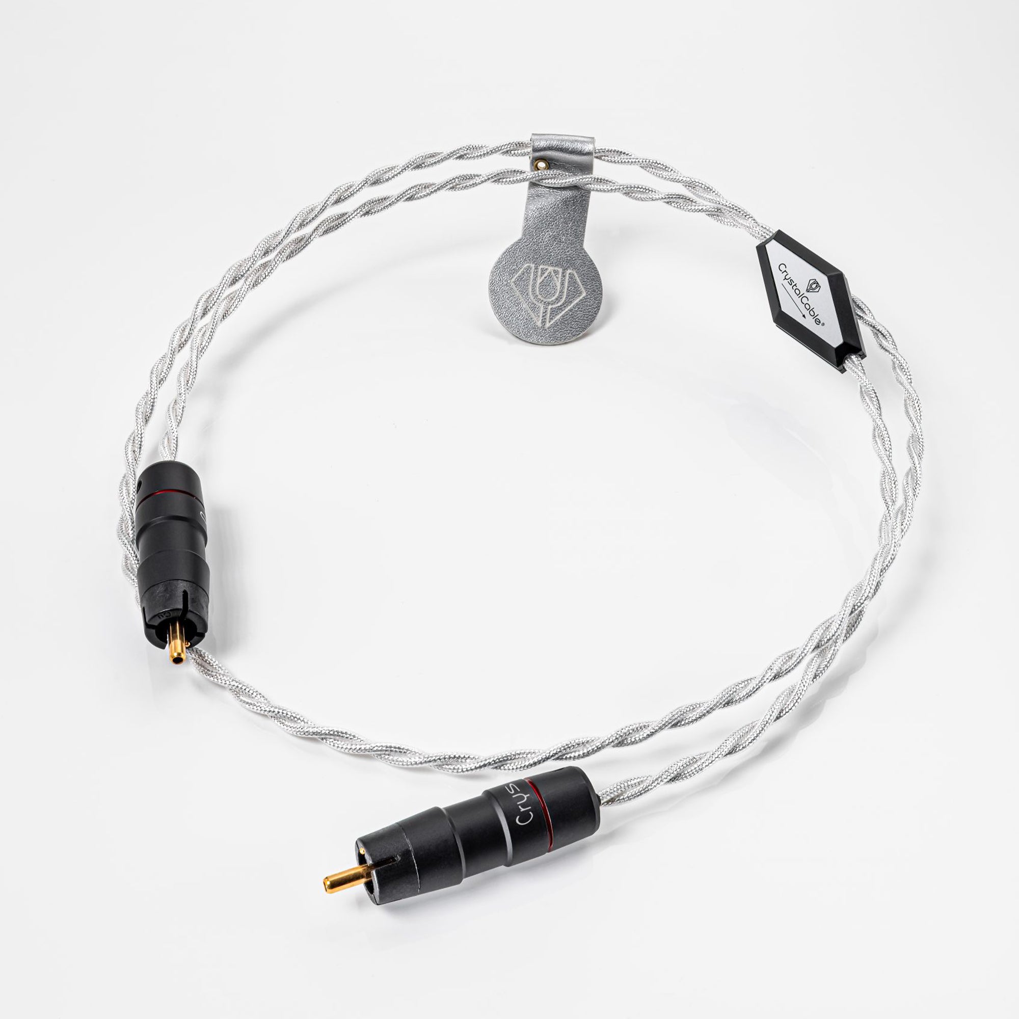 Premium Crystal Cable Diamond Series 2 Ultra2 Hi-Fi Interconnect Cables - Audiophile-Grade Sound for Home Theater & Music Systems