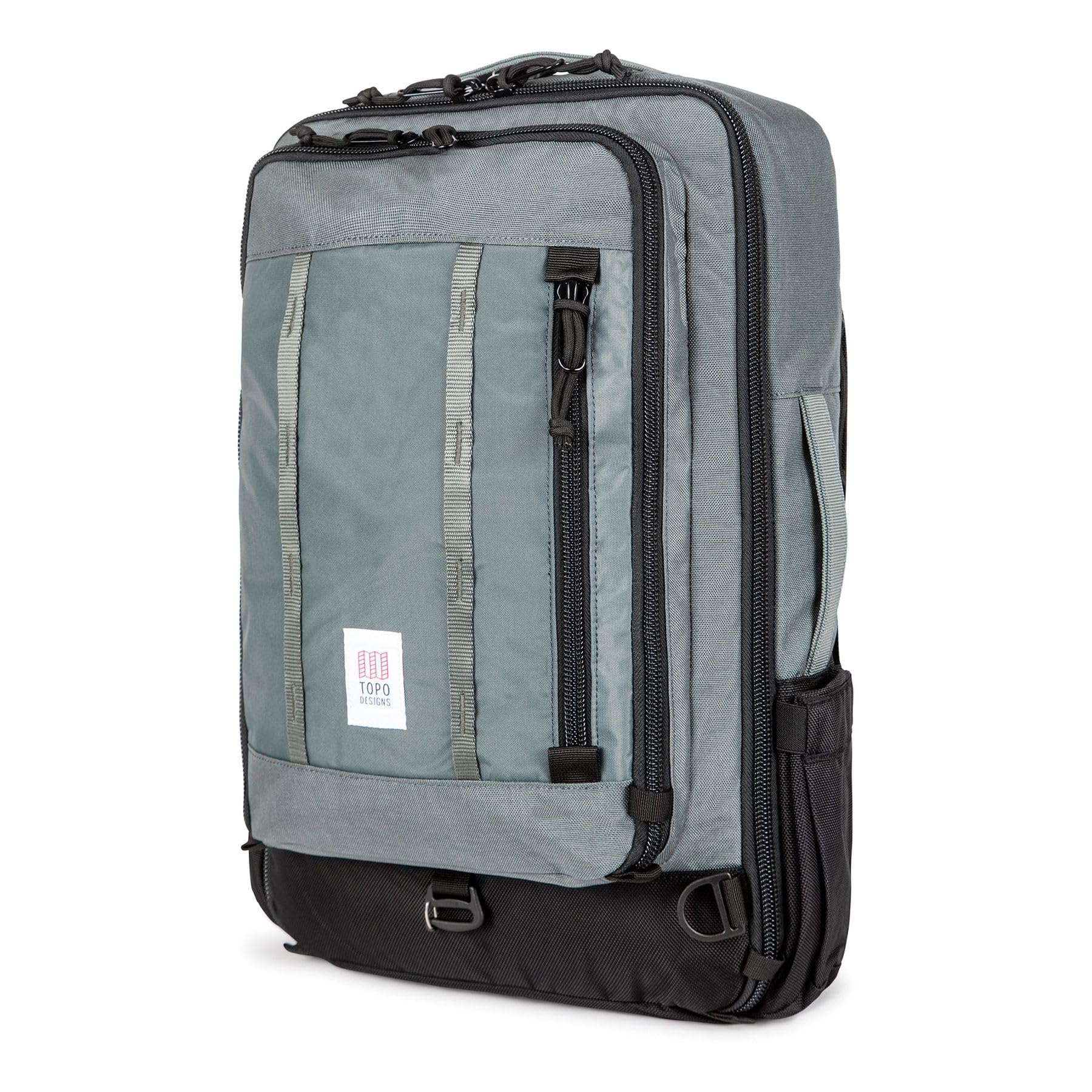 Topo Designs 30L Global Travel Backpack - Durable Charcoal/Charcoal Carry-On Bag for Men & Women | Perfect for Air Travel, Weekend Getaways & Outdoor Adventures