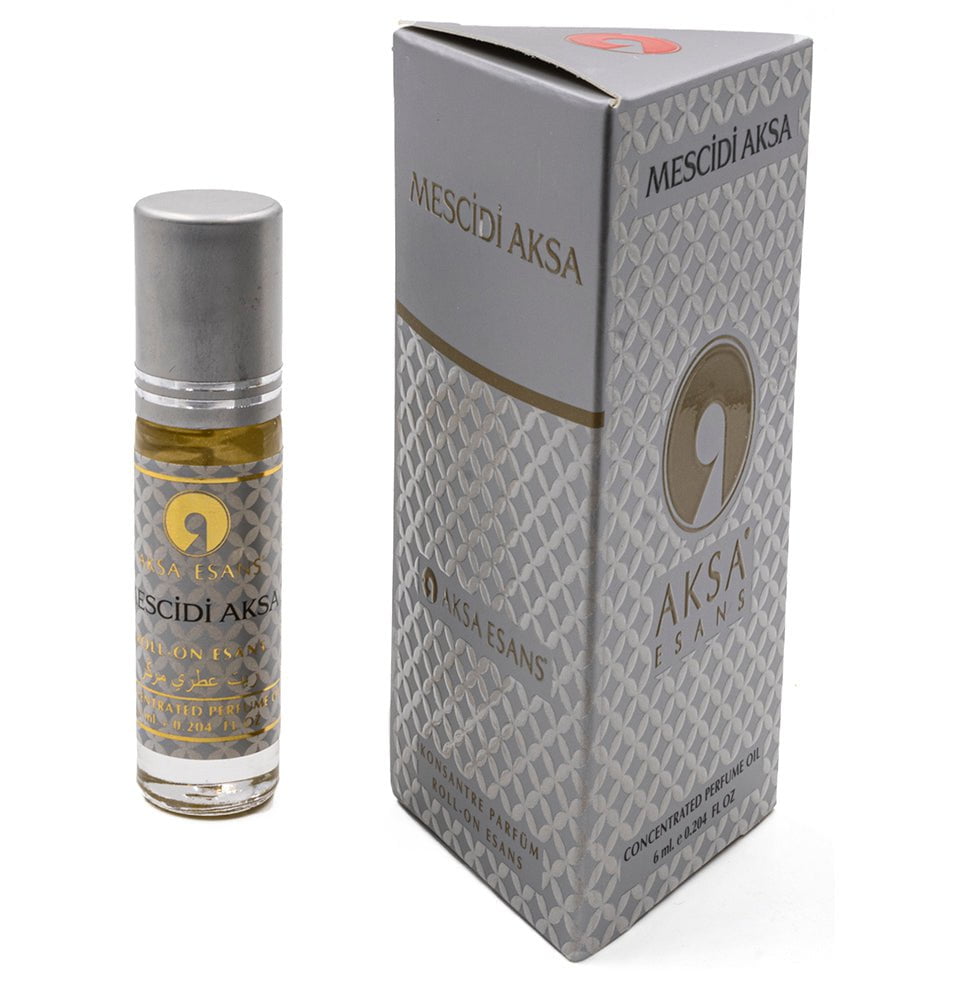 Aksa Concentrated Essential Oil Rollerball Perfume - 6ml Pure Fragrance Roll-On for Women & Men - Perfect for Travel, Meditation, and Aromatherapy
