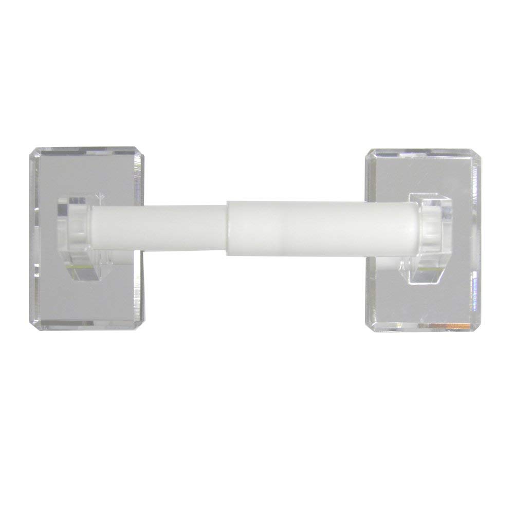 Mirart Self-Adhesive Acrylic Mirror Toilet Paper Holder - Bathroom Wall Mount Storage for Easy Access & Modern Decor