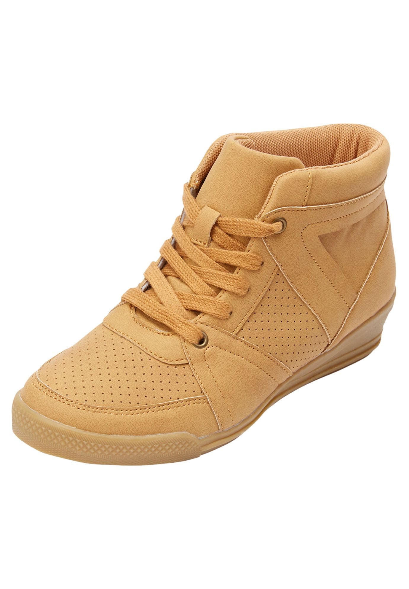 Comfortview Women's Wide Width The Honey Sneakers - Lightweight Walking Shoes for Women with Arch Support - Perfect for Running, Gym, Workout & Casual Wear