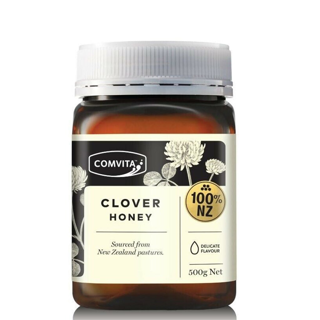 Comvita Pure Clover Honey - 100% Natural, Raw & Unprocessed | Perfect for Tea, Baking & Healthy Breakfasts