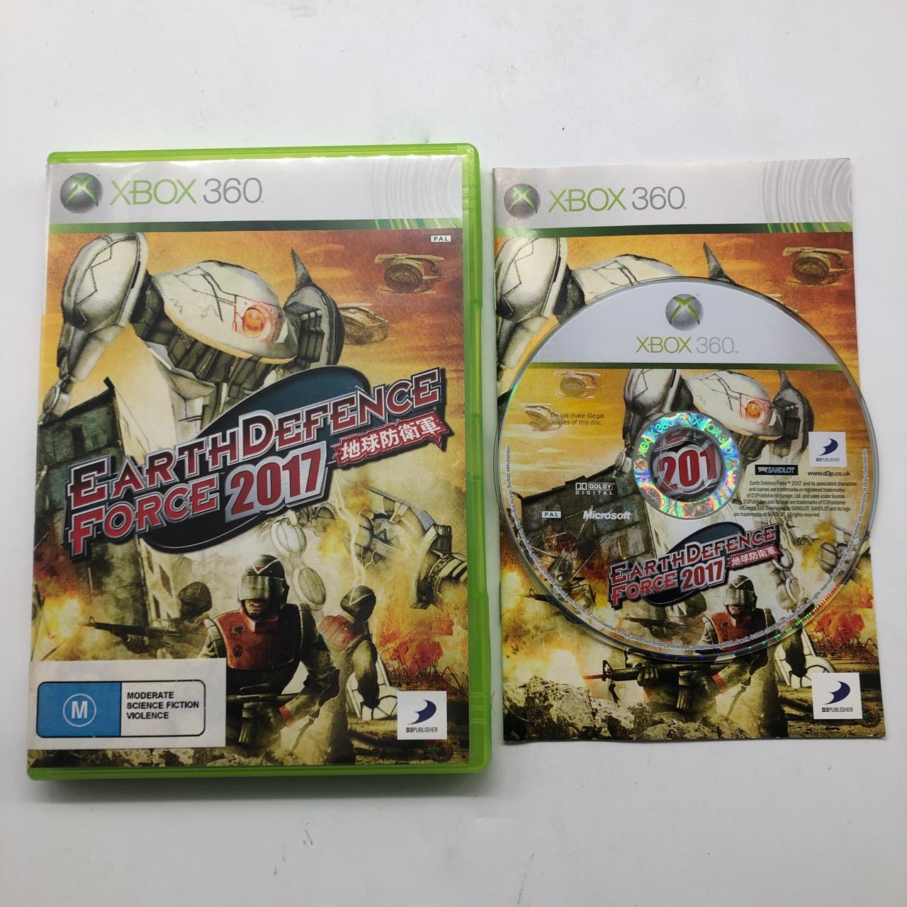 Earth Defense Force 2017 - Xbox 360 Game with Original Manual (NTSC-J) - Action-Packed Alien Invasion Shooter for Intense Gaming Sessions