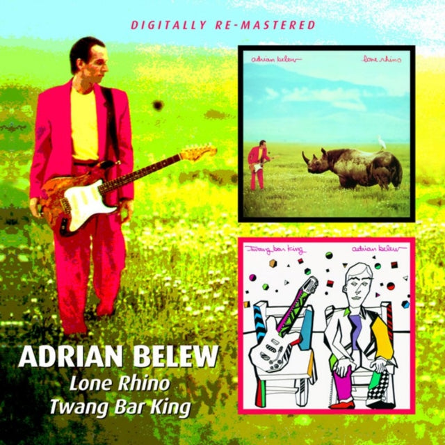 Adrian Belew CD - Lone Rhino & Twang Bar King Albums | Alternative Rock Music Collection | Perfect for Guitar Enthusiasts & Vinyl Collectors