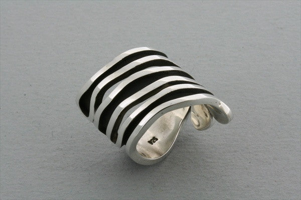 Inside Out Spiral Ring - Sterling Silver Jewelry for Women, Trendy Stackable Ring for Everyday Wear & Special Occasions