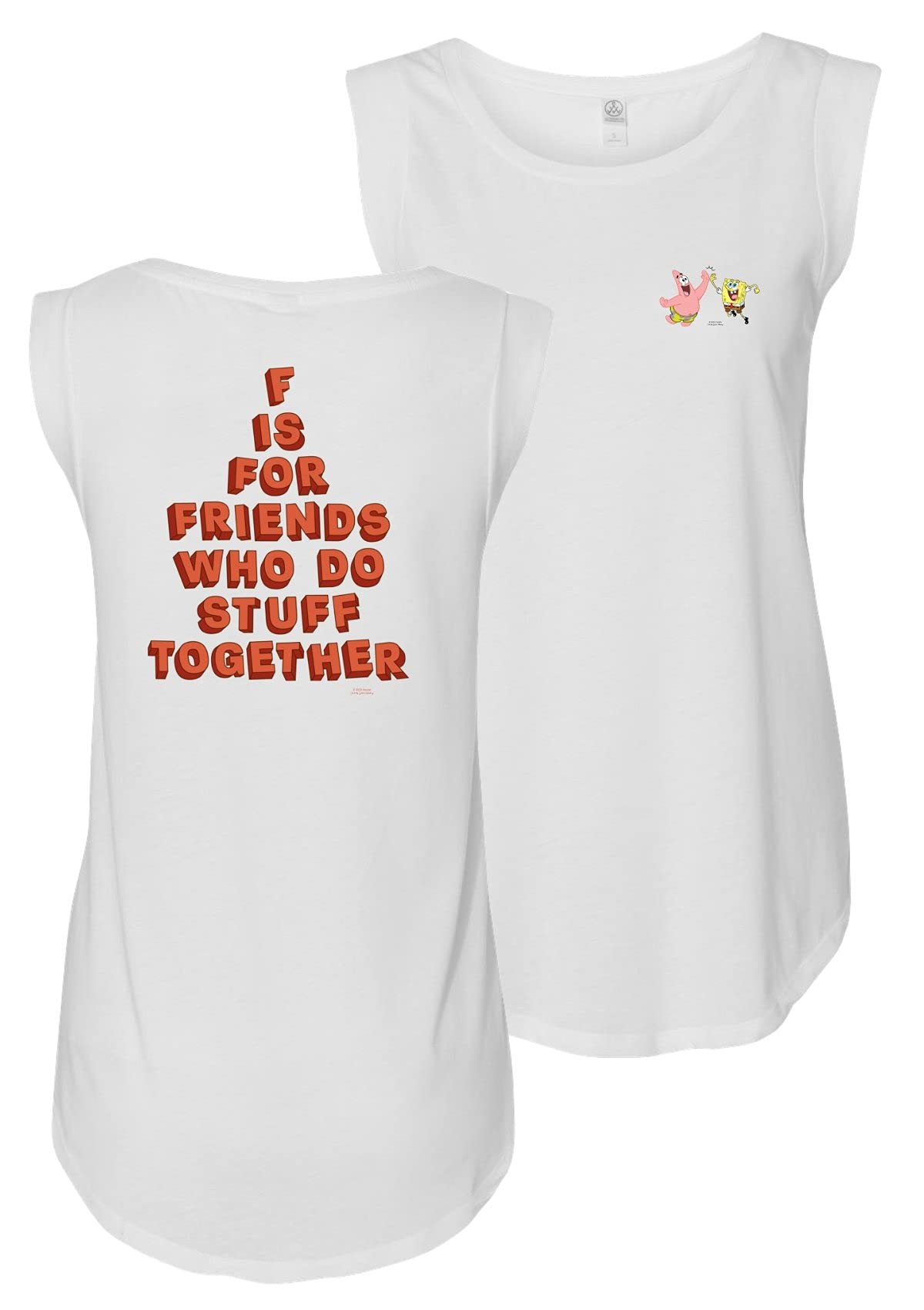 SpongeBob SquarePants Graphic T-Shirt for Women - Soft Jersey Short Sleeve Tee - Cartoon Character Apparel - Perfect for Casual Wear, Cosplay & Gifts