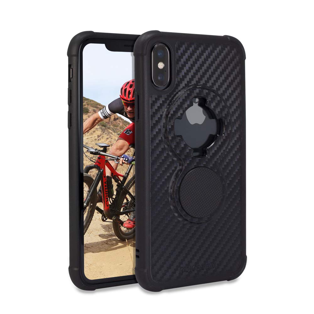 Rokform iPhone XS/X Magnetic Case with Twist Lock - Crystal Slim Magnetic iPhone Case (Black) - Perfect for Active Lifestyles and Secure Protection