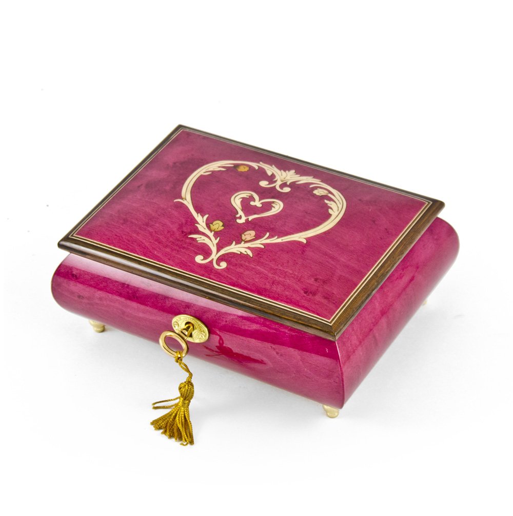 Elegant Calla Lilies & Cross Inlay Musical Jewelry Box with Beethoven's 9th Symphony (Ode to Joy) - Perfect Gift for Weddings, Anniversaries & Special Occasions
