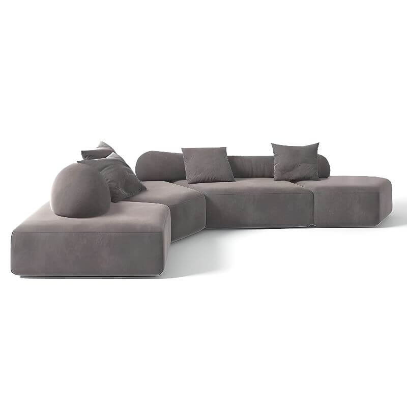 L-Shaped Corner Sectional Sofa with Left Chaise - Modern Living Room Furniture for Small Spaces & Apartments - Perfect for Lounging, Entertaining & Family Gatherings