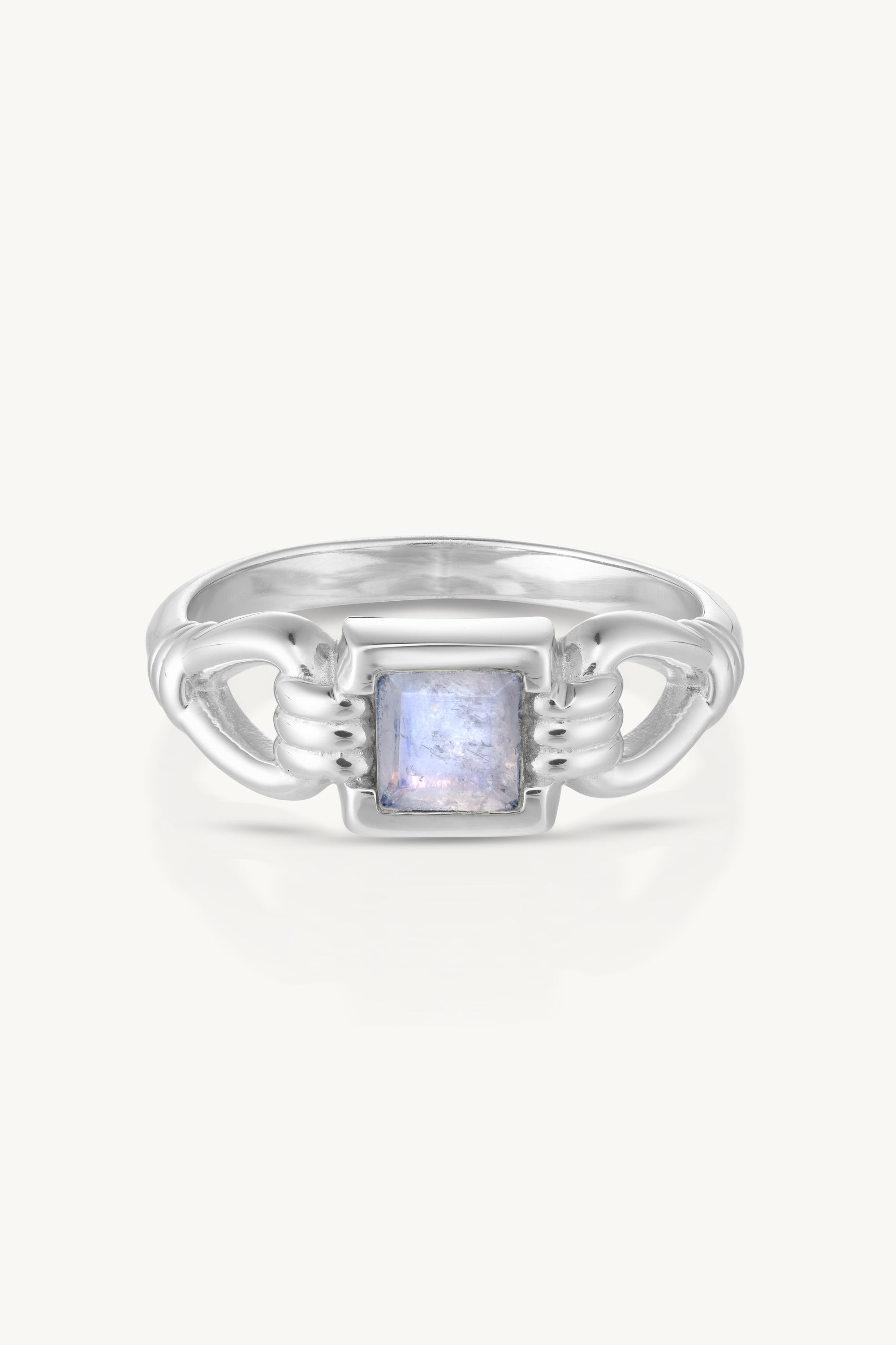 Freya Moonstone Silver Ring for Women - Elegant Sterling Silver Jewelry for Everyday Wear & Special Occasions